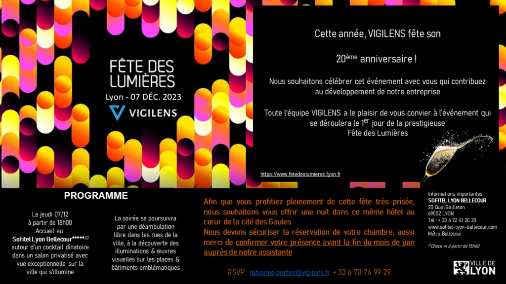 Fete des 20 ans Vigilens